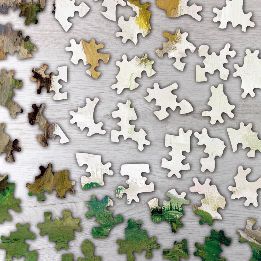 A Village Road near Auvers Puzzle - PuzzlesPrint