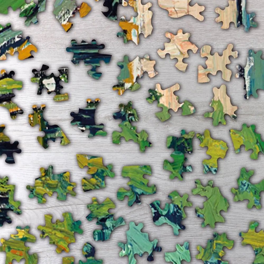 Street in Auvers - sur - Oise Puzzle - PuzzlesPrint