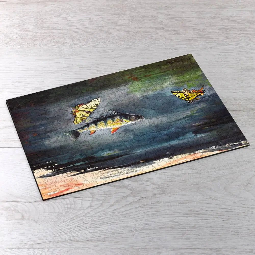 Fish and Butterflies Puzzle - PuzzlesPrint