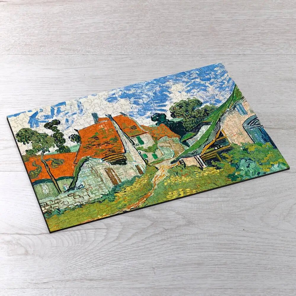 Street in Auvers - sur - Oise Puzzle - PuzzlesPrint