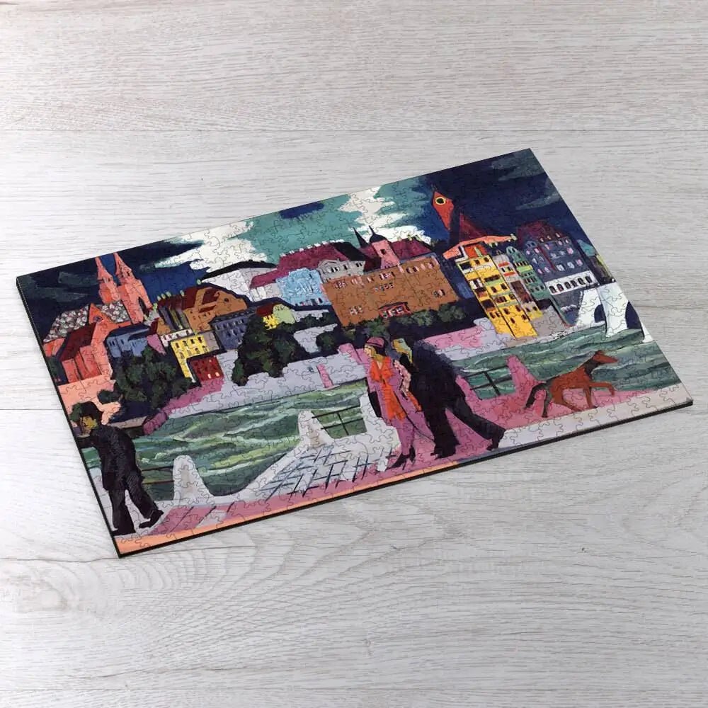 View of Basel and the Rhine Puzzle - PuzzlesPrint