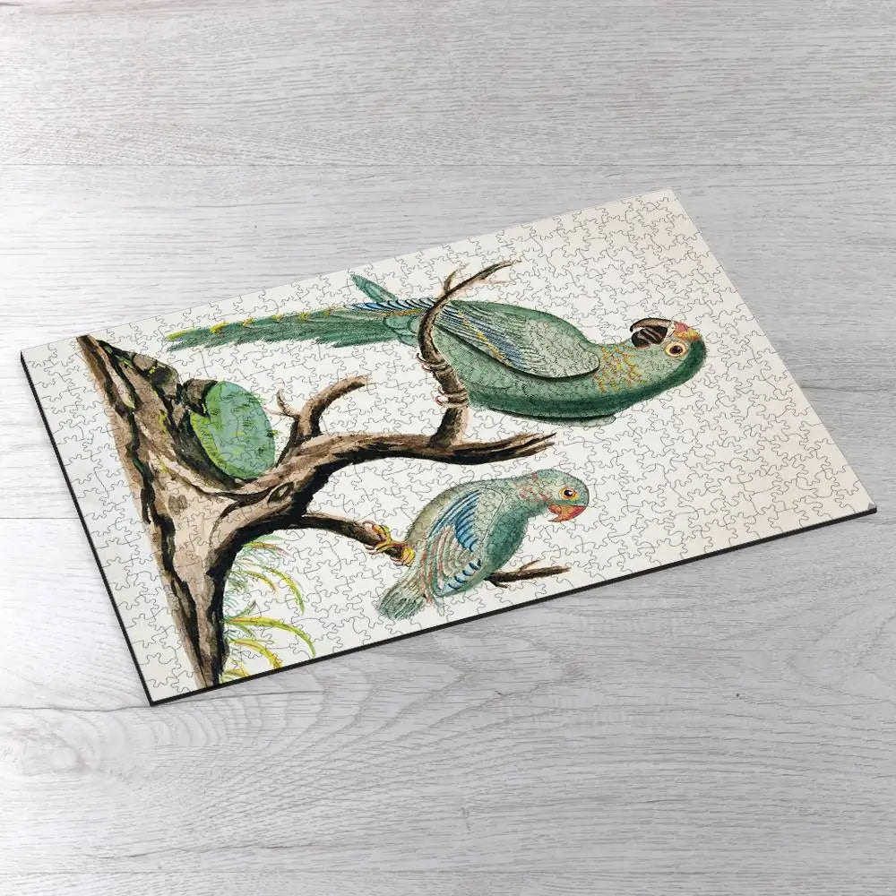 Two Parrots on a Barren Tree Puzzle - PuzzlesPrint