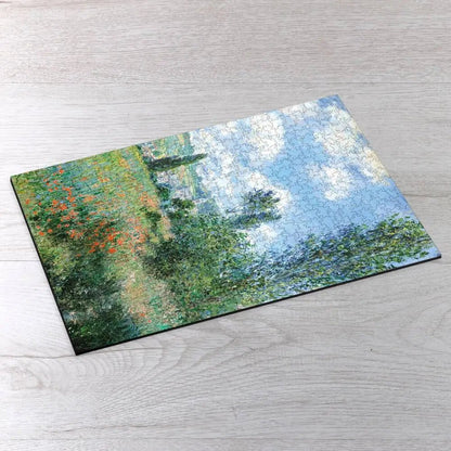 View of Vétheuil Puzzle - PuzzlesPrint