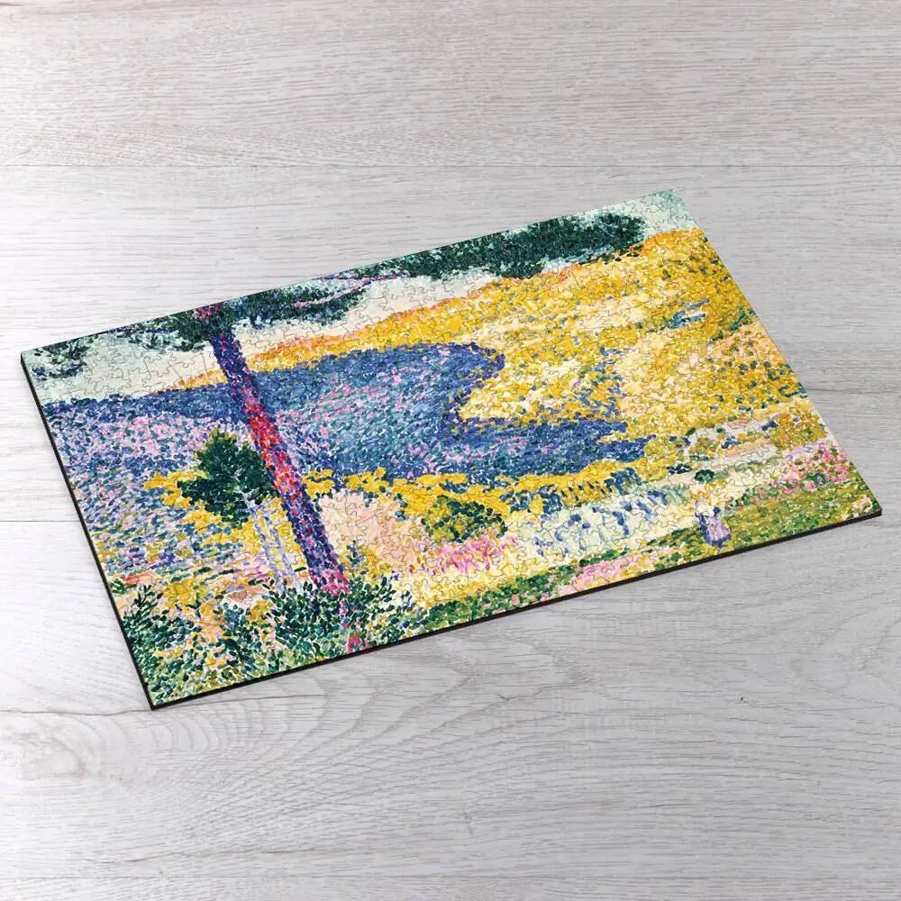 Valley with Fir (Shade on the Mountain) Puzzle - PuzzlesPrint
