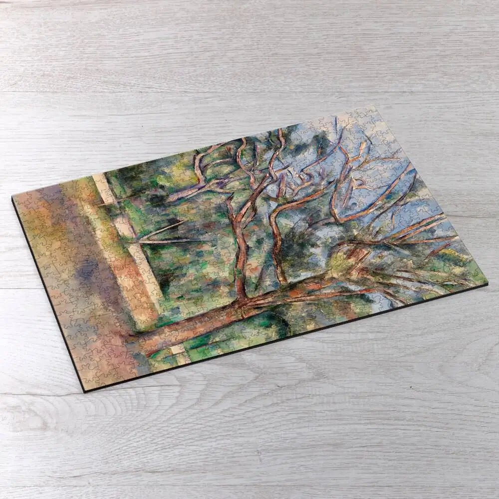 Trees and Road Puzzle - PuzzlesPrint