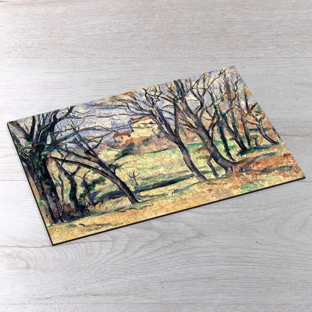 Trees and Houses Near the Jas de Bouffan Puzzle - PuzzlesPrint