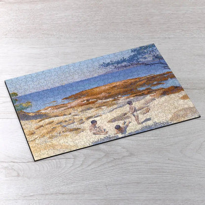 Beach at Cabasson (Baigne - Cul) Puzzle - PuzzlesPrint