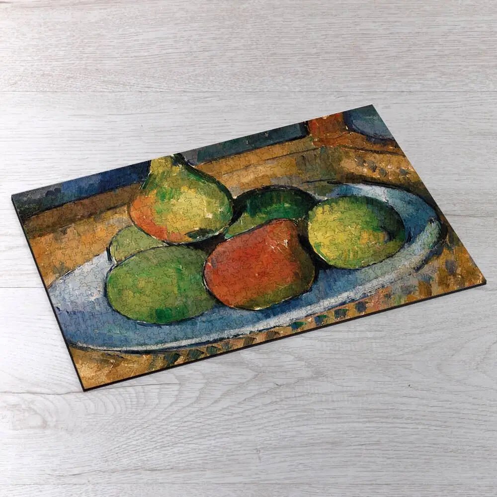 Plate of Fruit on a Chair Puzzle - PuzzlesPrint