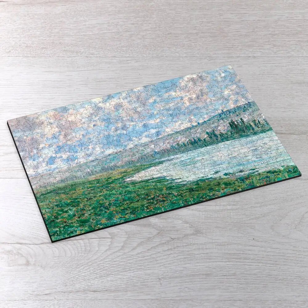 The Seine at Vétheuil Puzzle - PuzzlesPrint