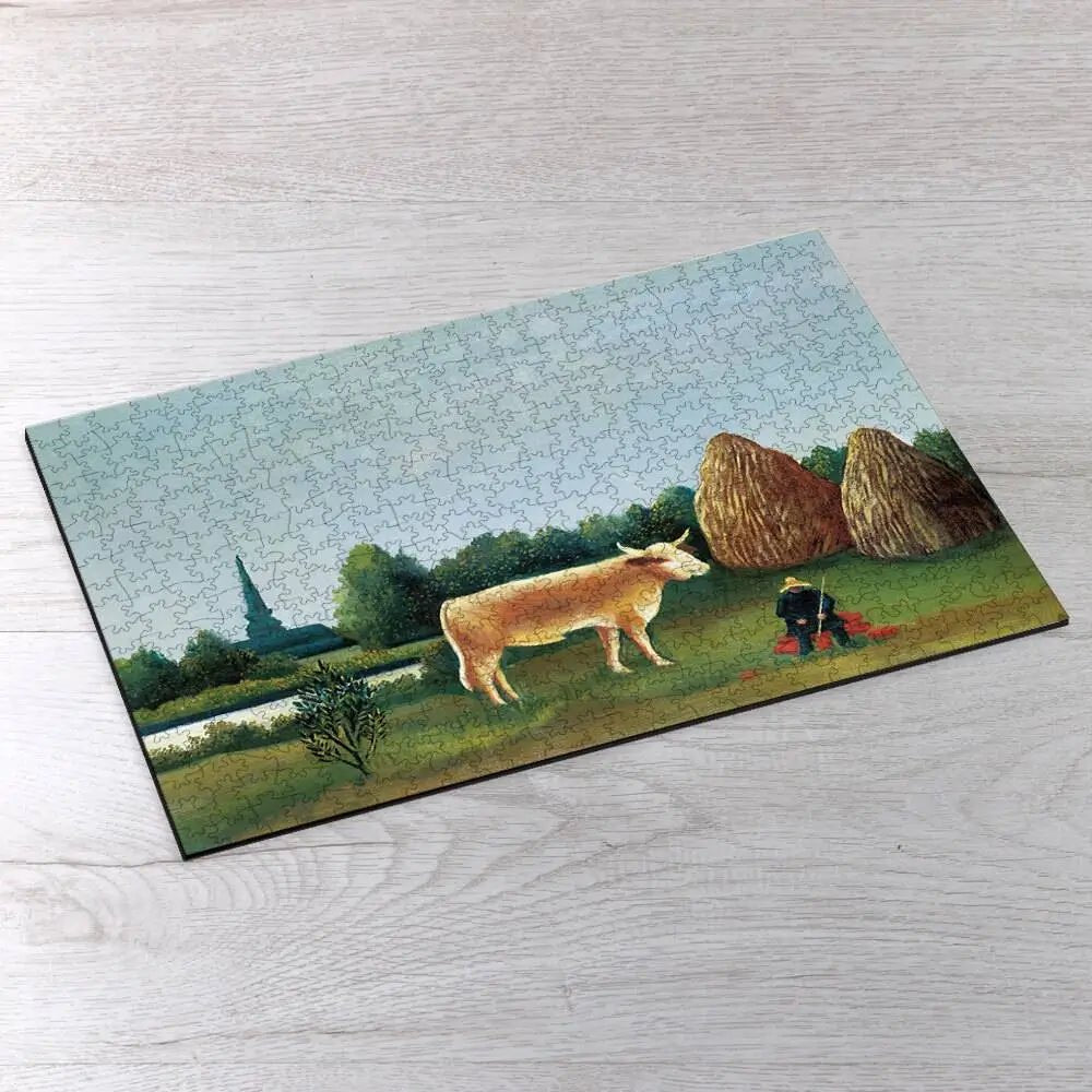 Scene in Bagneux on the Outskirts of Paris Puzzle - PuzzlesPrint