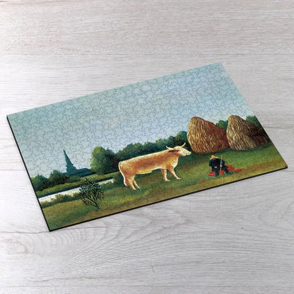 Scene in Bagneux on the Outskirts of Paris Puzzle - PuzzlesPrint