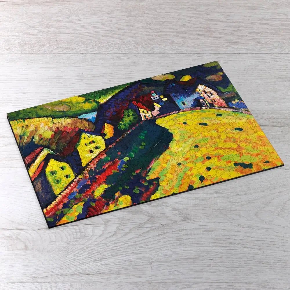 Houses at Murnau Puzzle - PuzzlesPrint