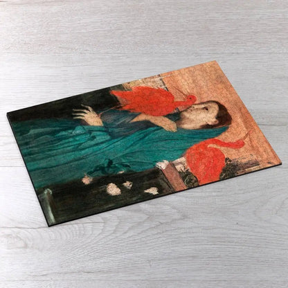 Young Woman with Ibis Puzzle - PuzzlesPrint