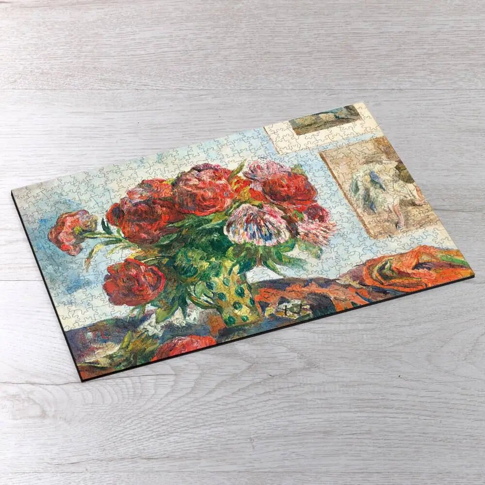 Still Life with Peonies Puzzle - PuzzlesPrint