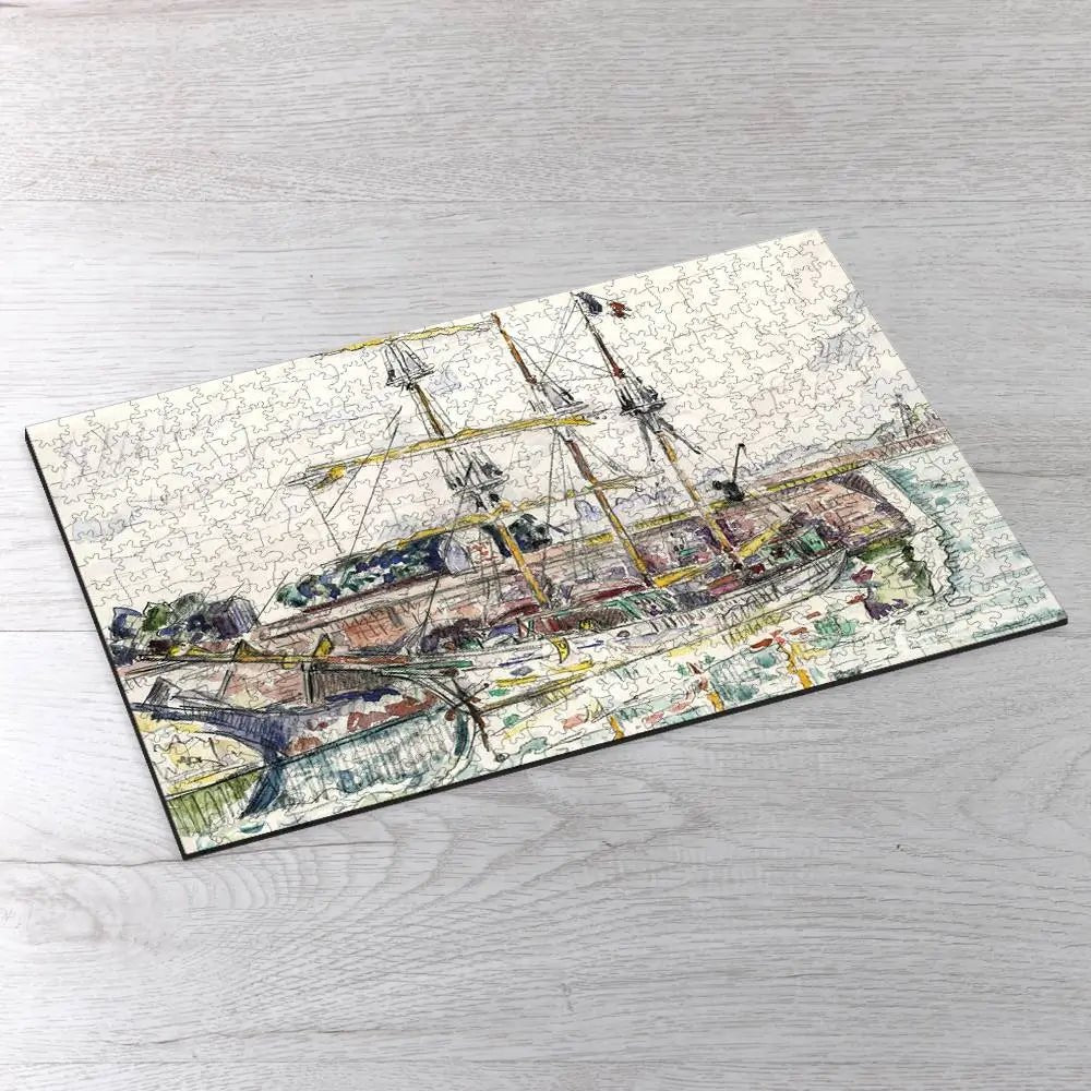 Docks at Saint Malo Puzzle - PuzzlesPrint