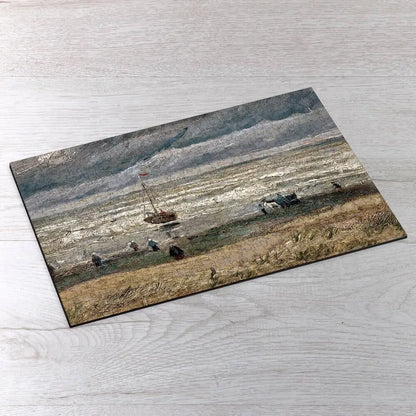 Beach at Scheveningen in Stormy Weather Puzzle - PuzzlesPrint