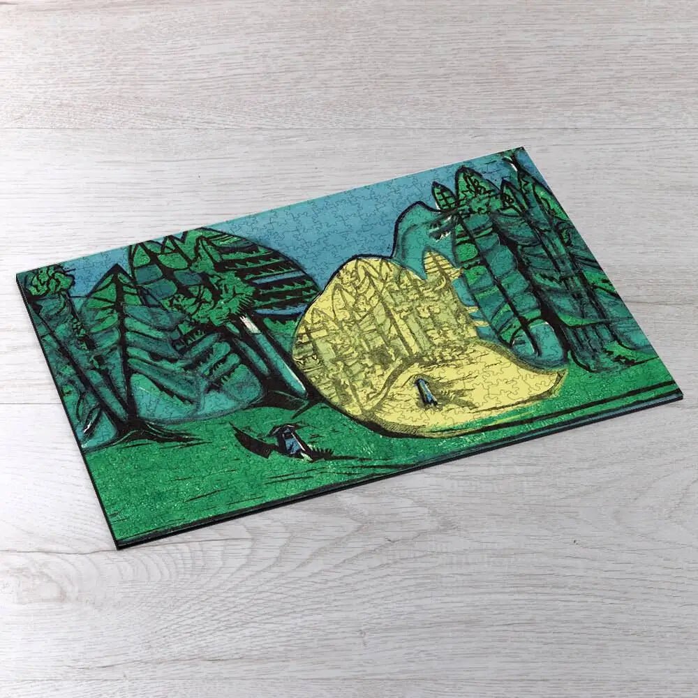 Cemetery in the Forest Puzzle - PuzzlesPrint