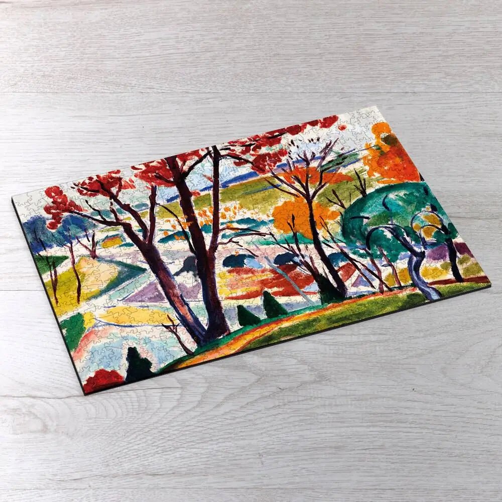 Landscape, Bridge, Huntingdon Valley Puzzle - PuzzlesPrint