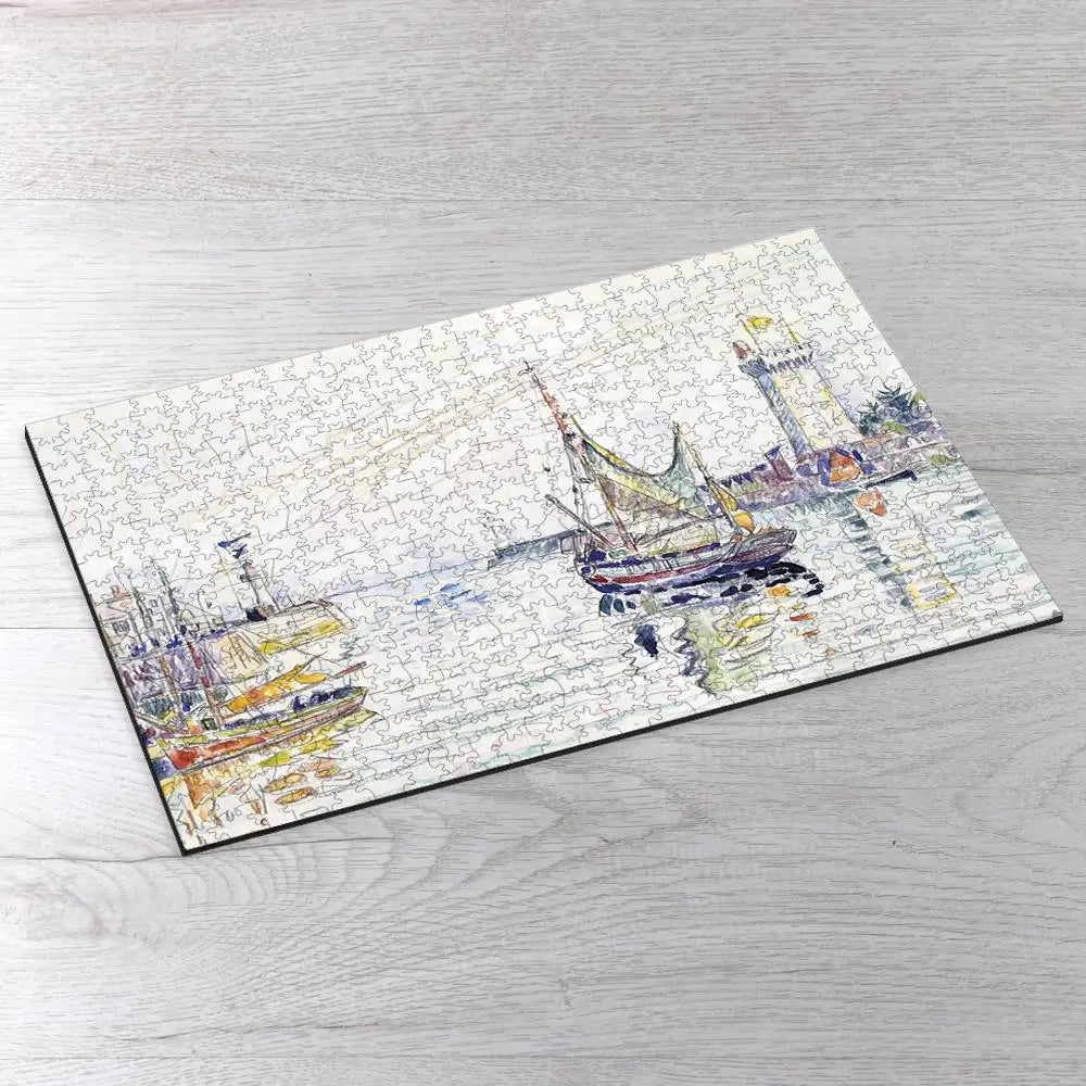 Entrance to the Harbor of La Rochelle Puzzle - PuzzlesPrint