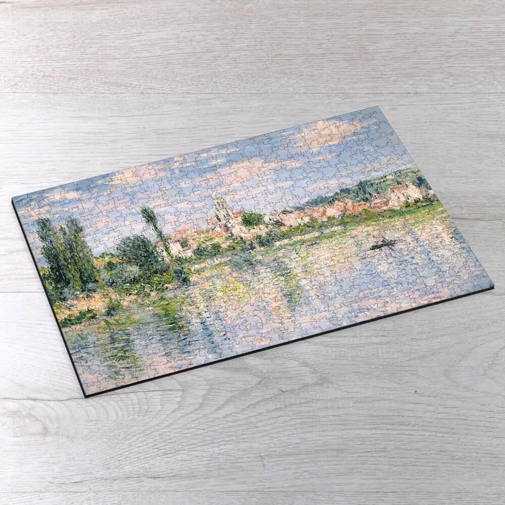 Vétheuil in Summer Puzzle - PuzzlesPrint