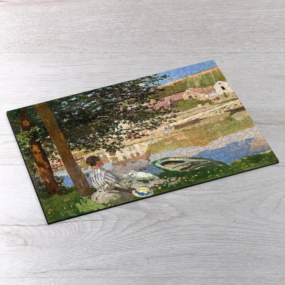 On the Bank of the Seine, Bennecourt Puzzle - PuzzlesPrint