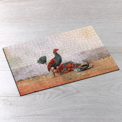 The Cock Fight Puzzle - PuzzlesPrint