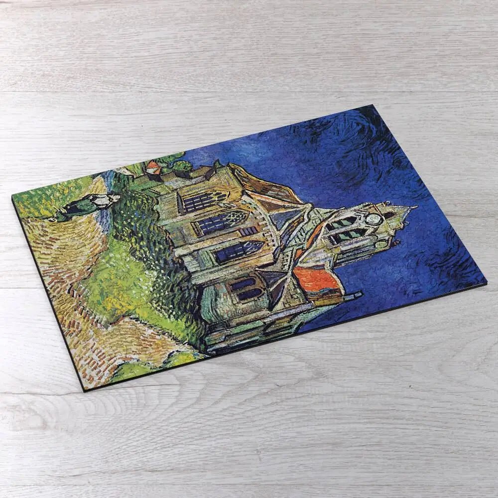 The Church at Auvers Puzzle - PuzzlesPrint