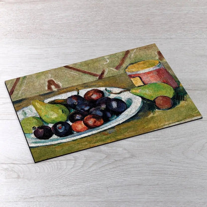 Plate with Fruit and Pot of Preserves Puzzle - PuzzlesPrint