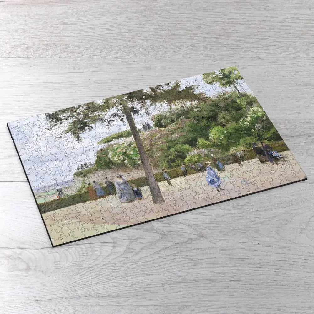 The Public Garden at Pontoise Puzzle - PuzzlesPrint