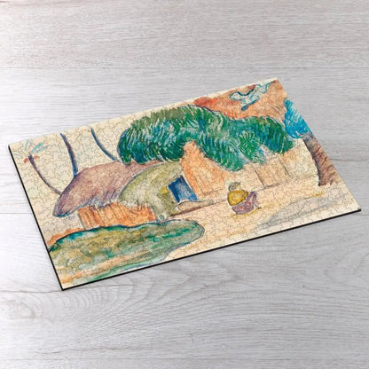 Tahitian Hut Puzzle - PuzzlesPrint