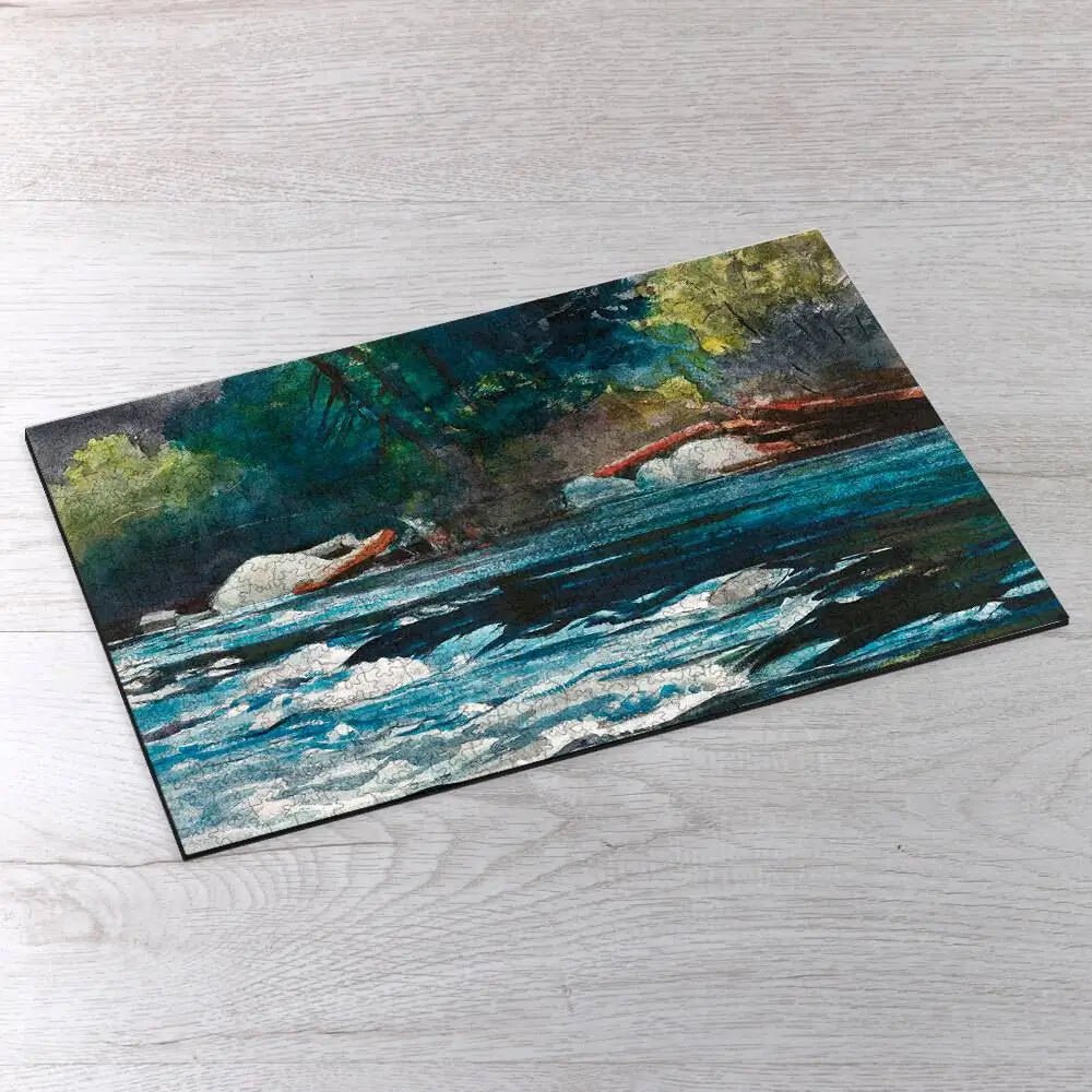 The Rapids, Hudson River, Adirondacks Puzzle - PuzzlesPrint