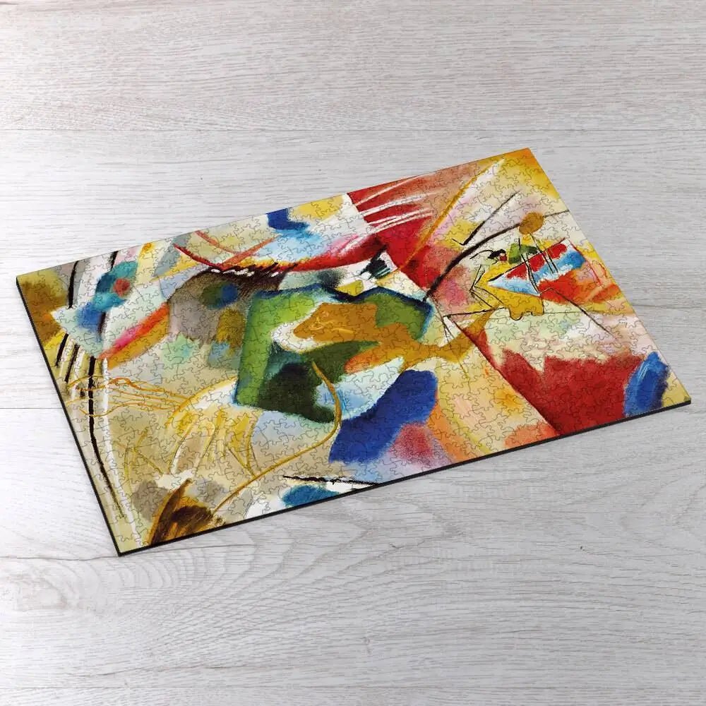 Painting with Green Center Puzzle - PuzzlesPrint