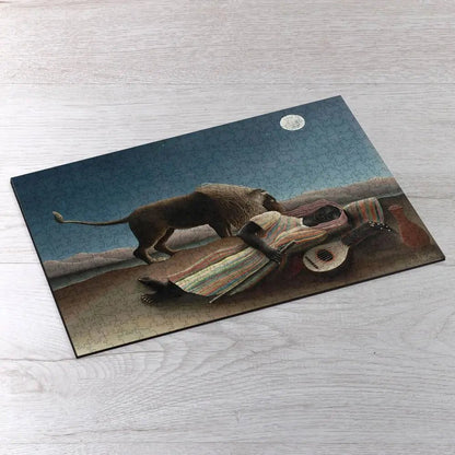 The Sleeping Gypsy Puzzle - PuzzlesPrint