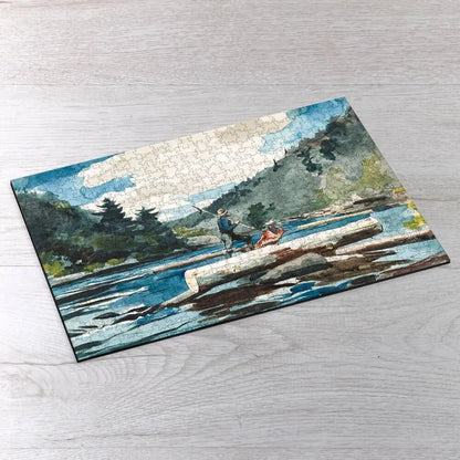 Hudson River, Logging Puzzle - PuzzlesPrint