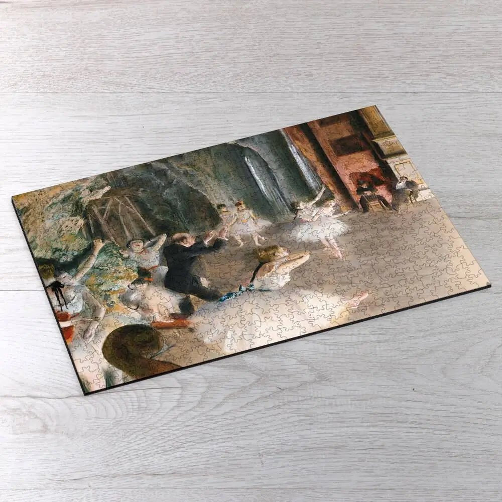 The Rehearsal of the Ballet on Stage Puzzle - PuzzlesPrint