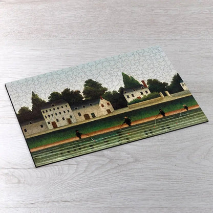 Landscape and Four Fisherman Puzzle - PuzzlesPrint