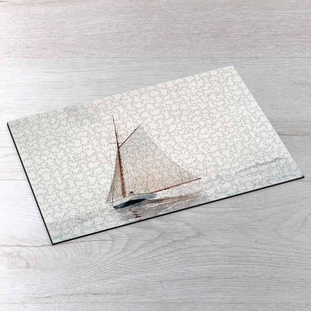 Sailing off Gloucester Puzzle - PuzzlesPrint