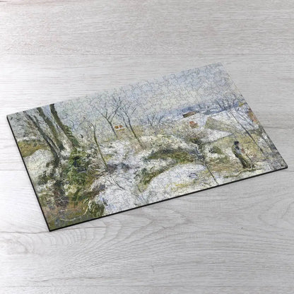 Rabbit Warren at Pontoise, Snow Puzzle - PuzzlesPrint
