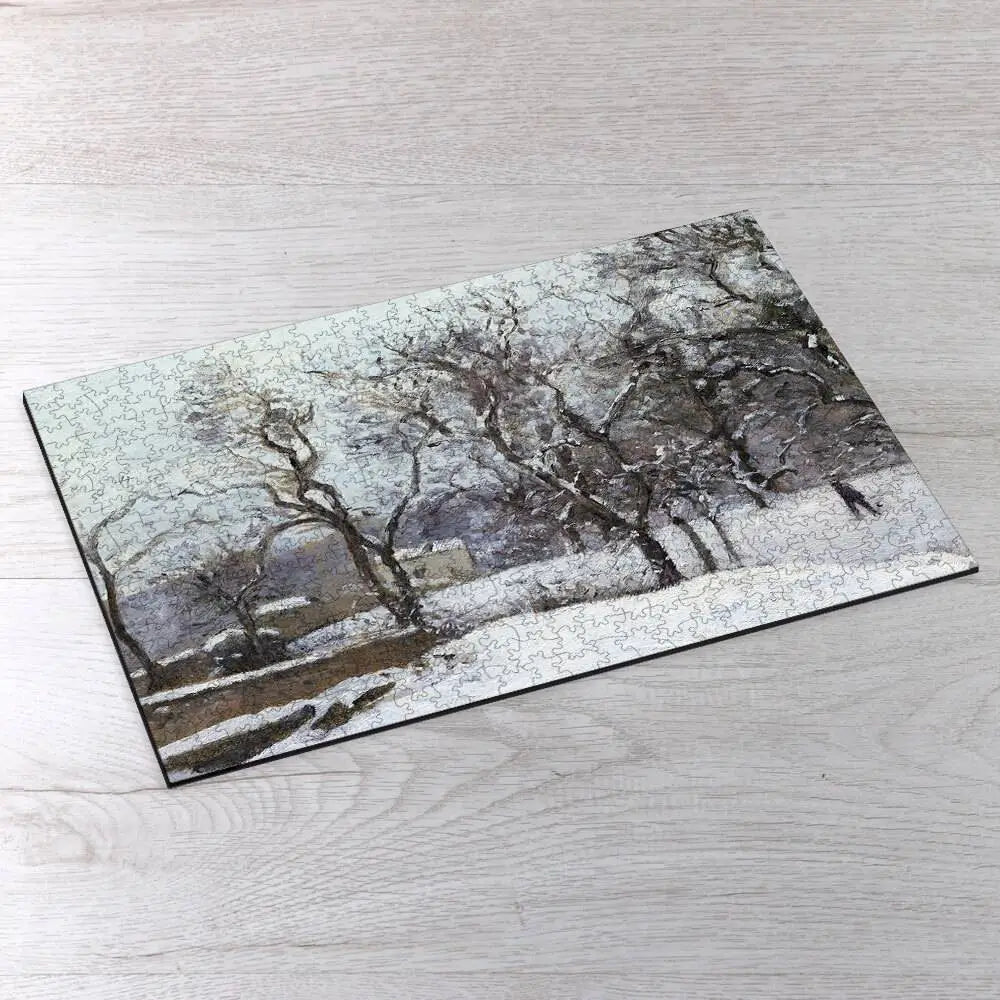 Snow at Louveciennes Puzzle - PuzzlesPrint