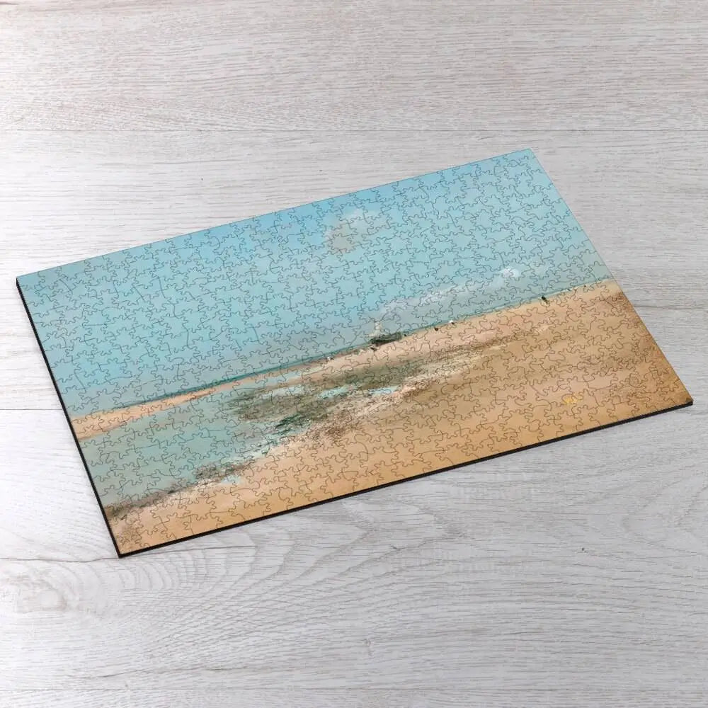 Beach at Low Tide (Mouth of the River) Puzzle - PuzzlesPrint