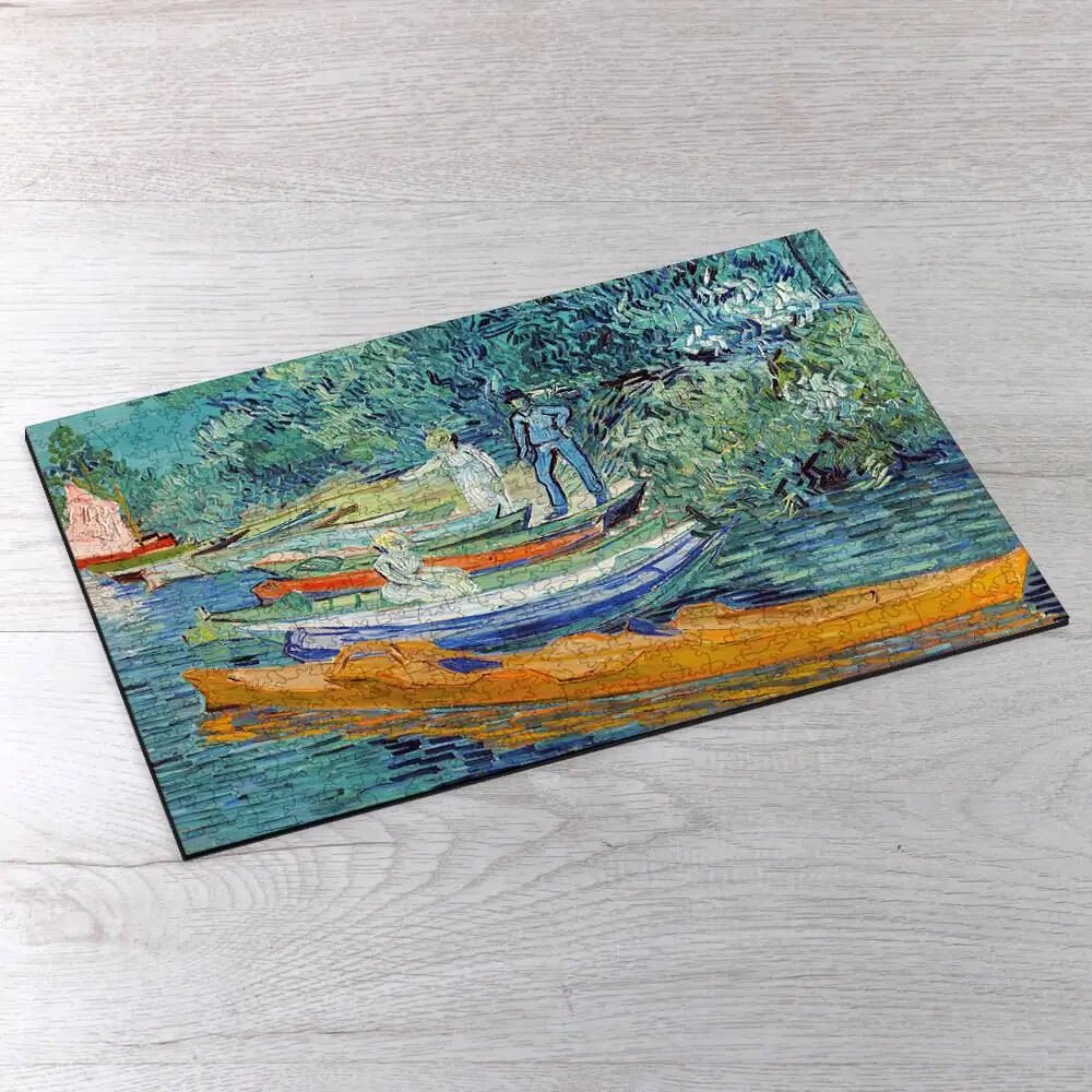 Bank of the Oise at Auvers Puzzle - PuzzlesPrint