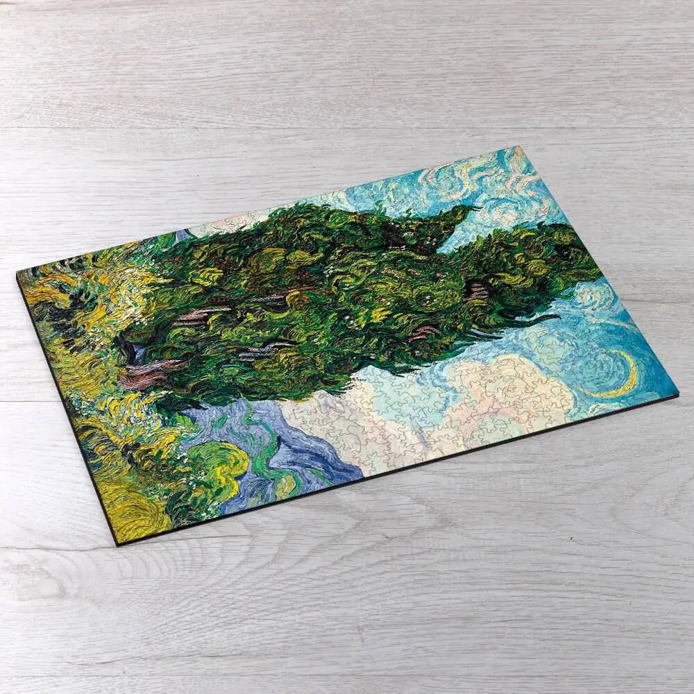 Cypresses Puzzle - PuzzlesPrint