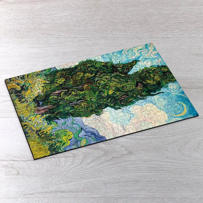 Cypresses Puzzle - PuzzlesPrint