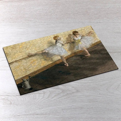 Dancers Practicing at the Barre Puzzle - PuzzlesPrint