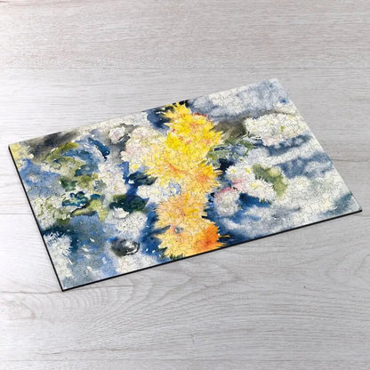 Yellow and Blue Puzzle - PuzzlesPrint