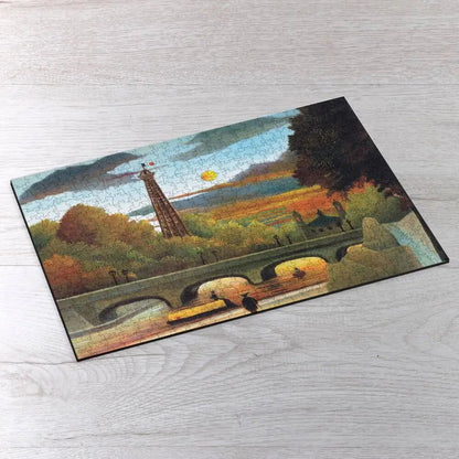 The Seine and the Eiffel Tower in the Sunset Puzzle - PuzzlesPrint