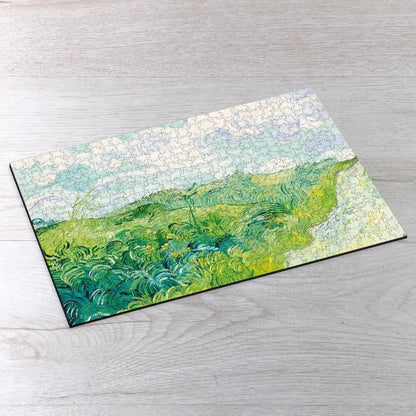 Green Wheat Fields, Auvers Puzzle - PuzzlesPrint