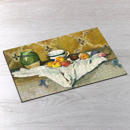 Still Life with Jar, Cup, and Apples Puzzle - PuzzlesPrint