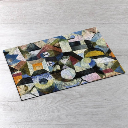 Composition with the Yellow Half - Moon and the Y Puzzle - PuzzlesPrint