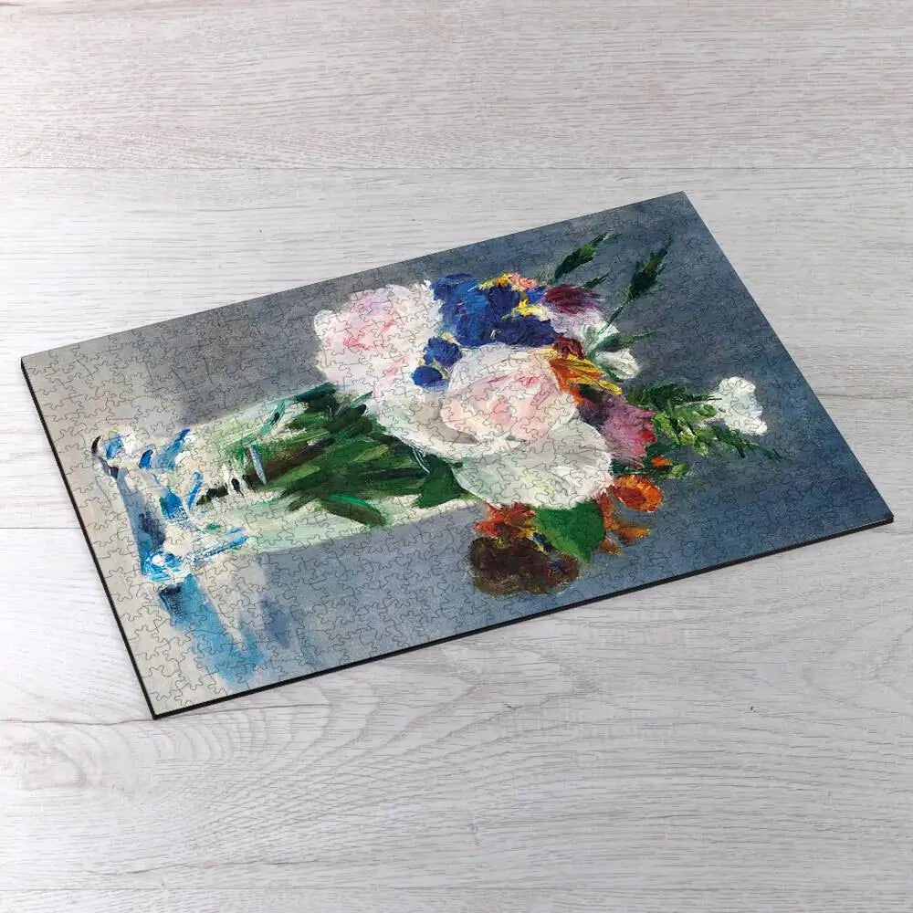 Flowers in a Crystal Vase Puzzle - PuzzlesPrint